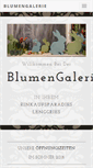 Mobile Screenshot of blumengalerie.de
